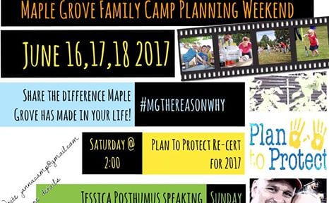 Family Camp Planning Weekend – June 16,17,18